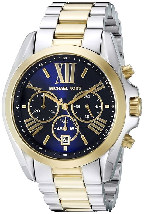 michael kors men's bradshaw two tone chronograph watch mk5976|2 tone bradshaw watch.